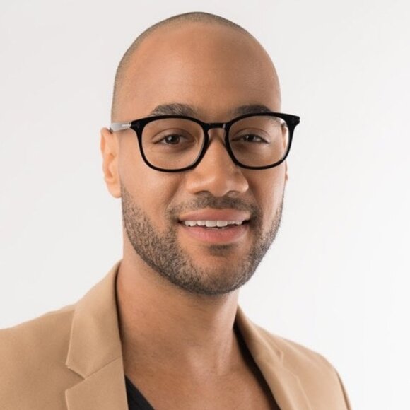 Tom Ford Women Eyeglasses Black Demo Square FT5505 001 NEW AUTHENTIC - Picture 9 of 10